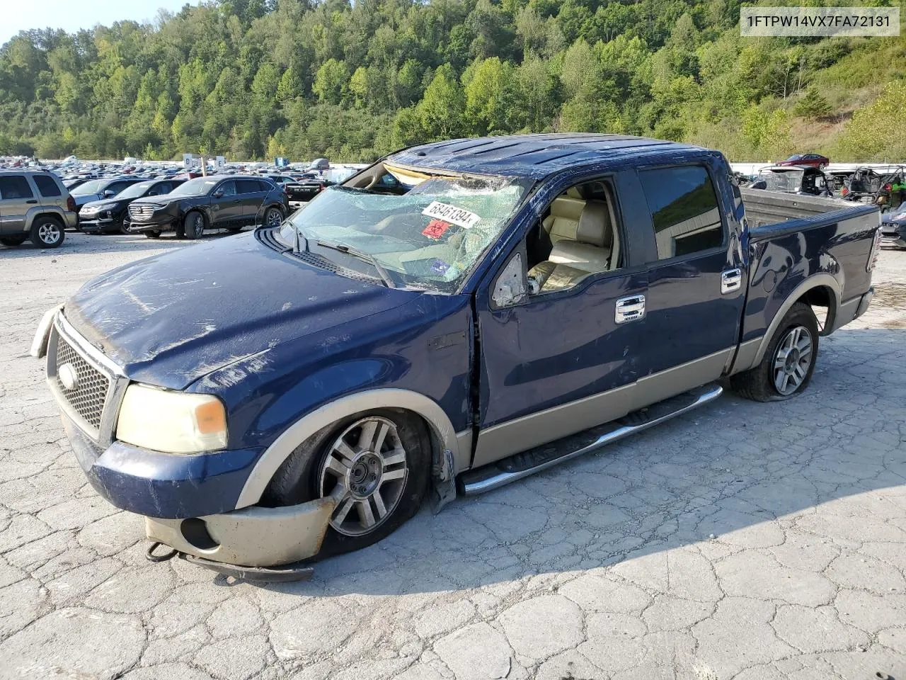 2007 Ford F150 Supercrew VIN: 1FTPW14VX7FA72131 Lot: 68461394