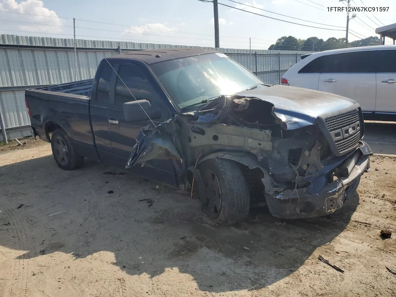 1FTRF12W67KC91597 2007 Ford F150