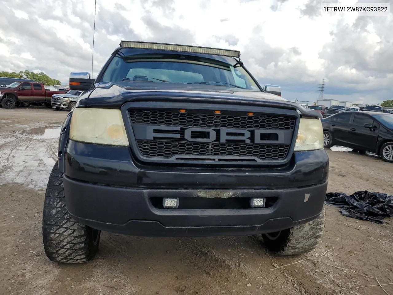 1FTRW12W87KC93822 2007 Ford F150 Supercrew