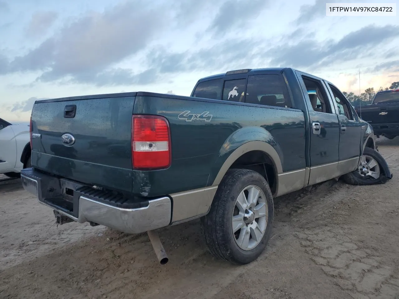 2007 Ford F150 Supercrew VIN: 1FTPW14V97KC84722 Lot: 69254464