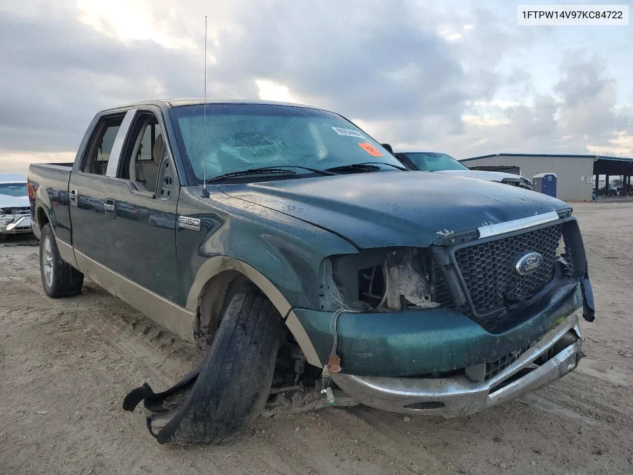 2007 Ford F150 Supercrew VIN: 1FTPW14V97KC84722 Lot: 69254464