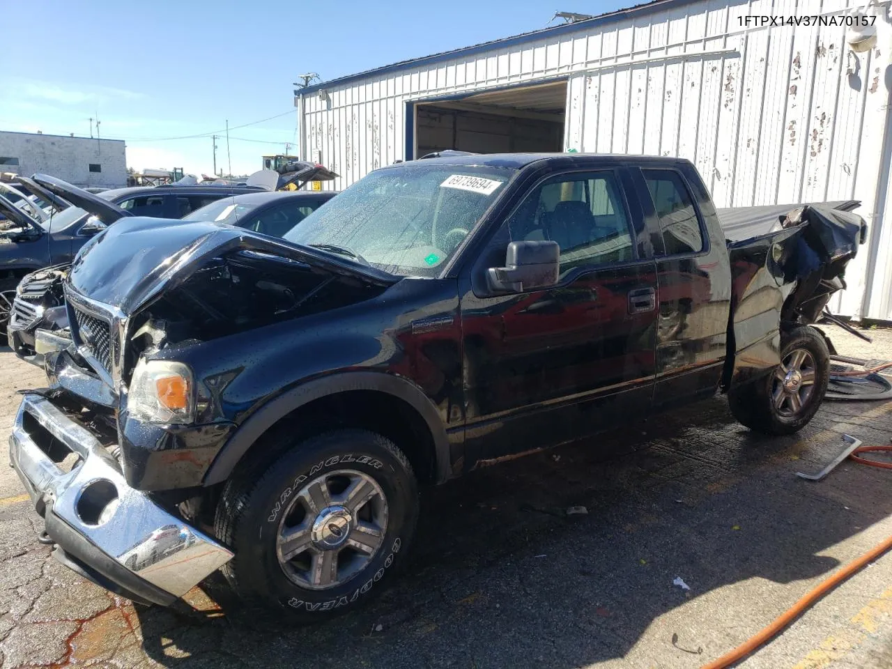 2007 Ford F150 VIN: 1FTPX14V37NA70157 Lot: 69739694