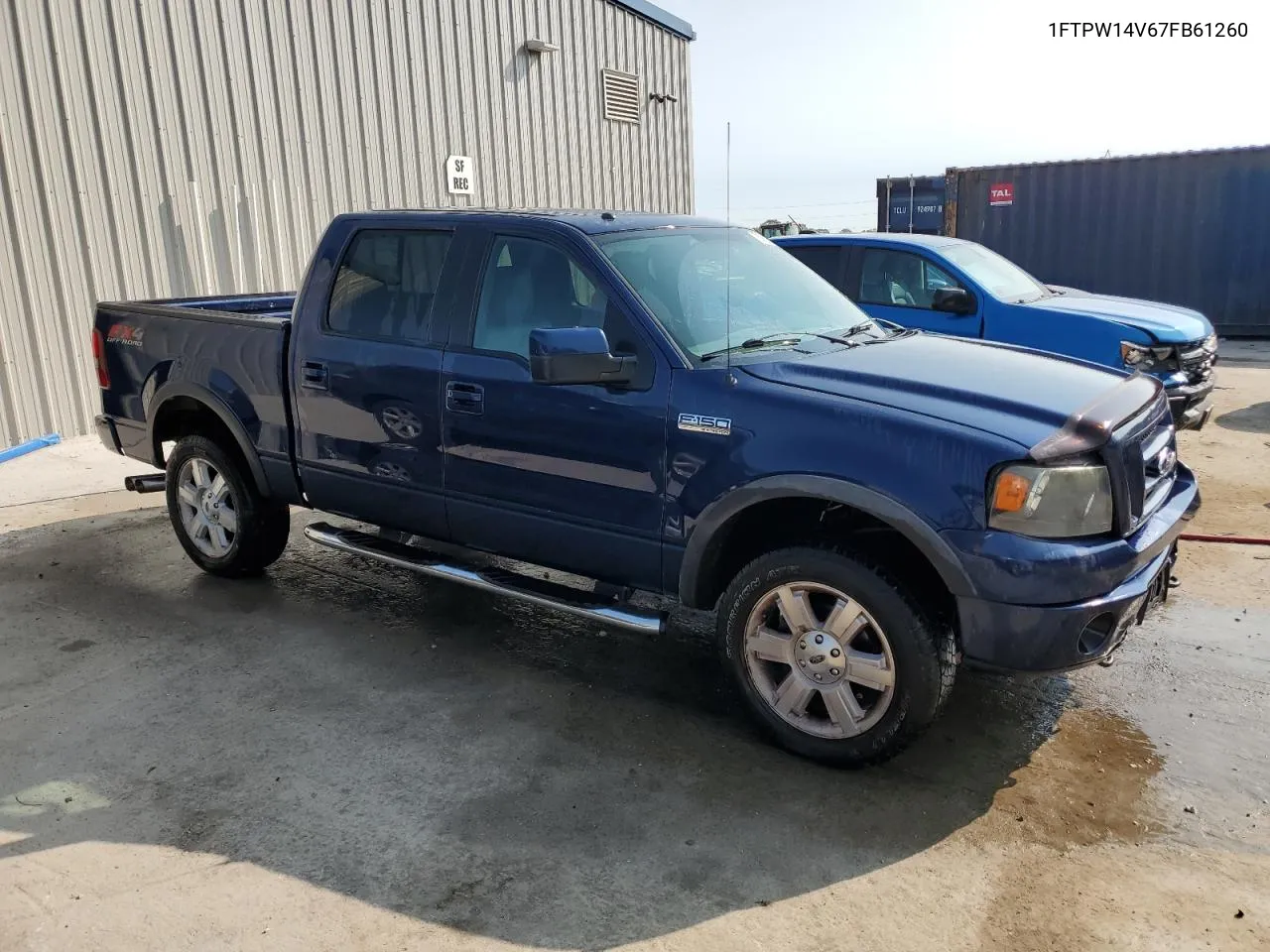 2007 Ford F150 Supercrew VIN: 1FTPW14V67FB61260 Lot: 70062114