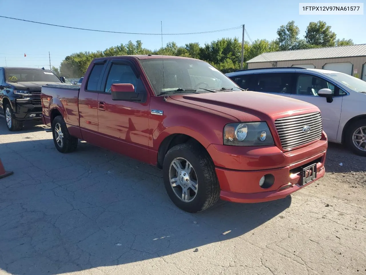 2007 Ford F150 VIN: 1FTPX12V97NA61577 Lot: 70141524