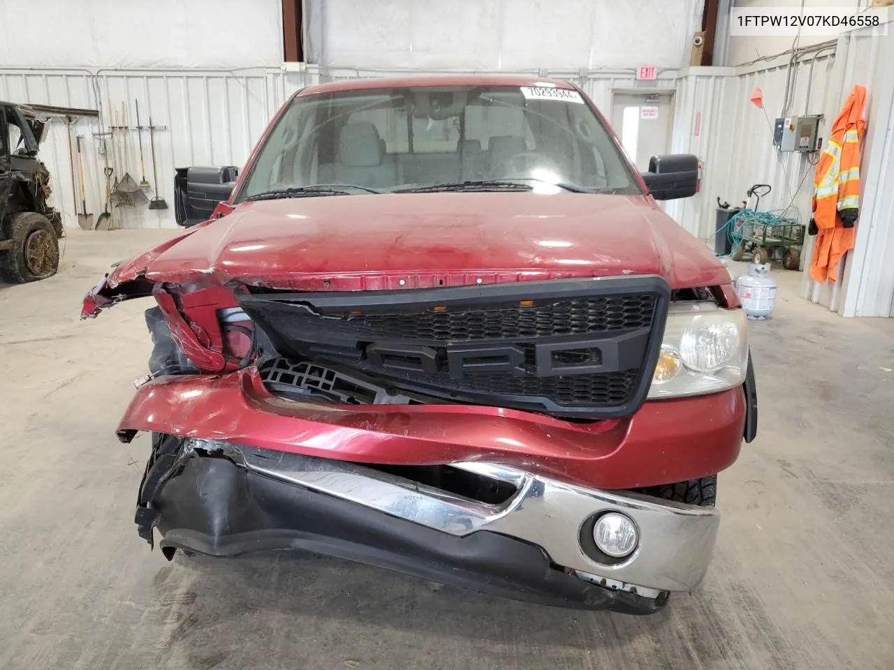 2007 Ford F150 Supercrew VIN: 1FTPW12V07KD46558 Lot: 70293944