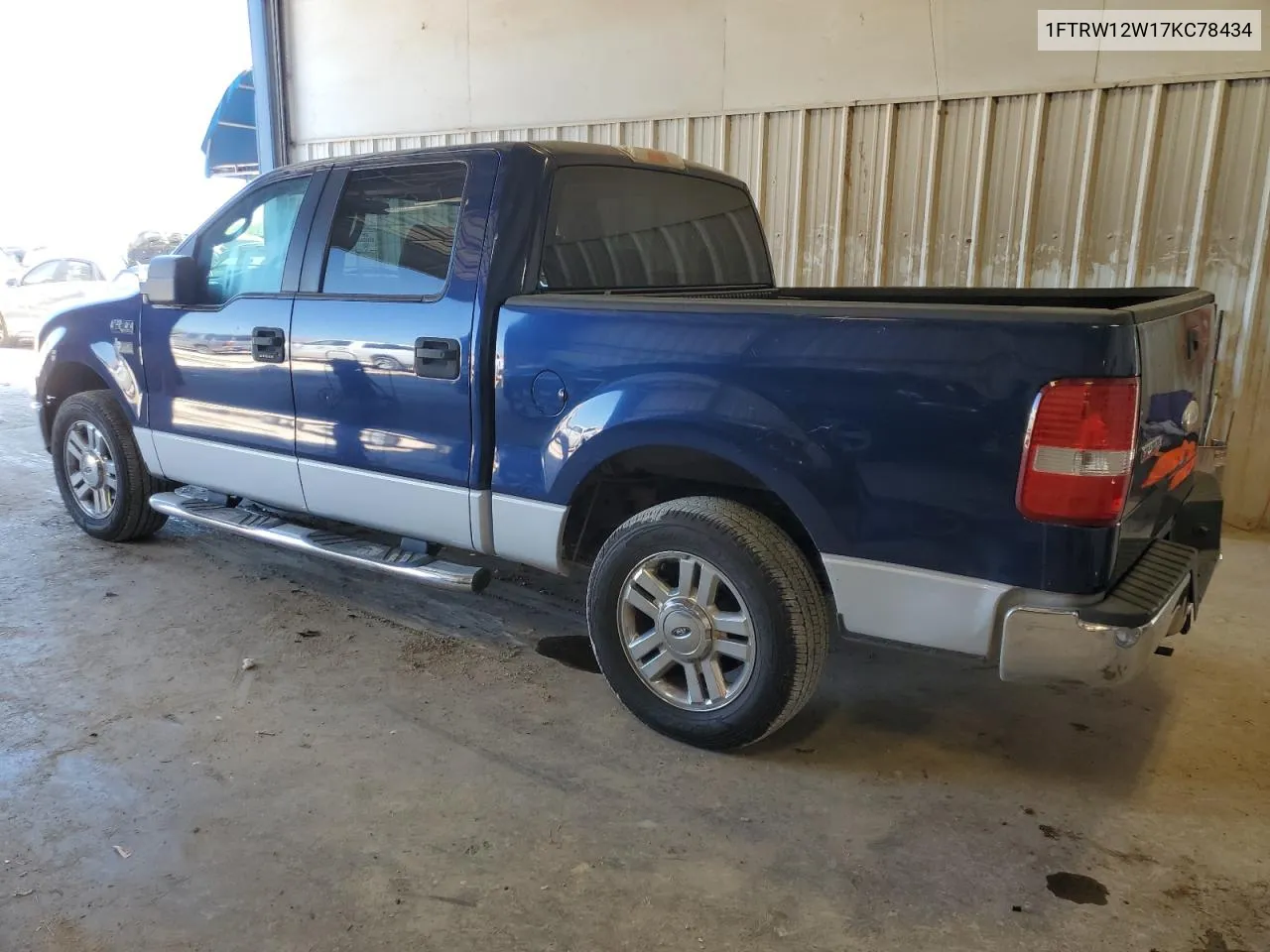 2007 Ford F150 Supercrew VIN: 1FTRW12W17KC78434 Lot: 70572924