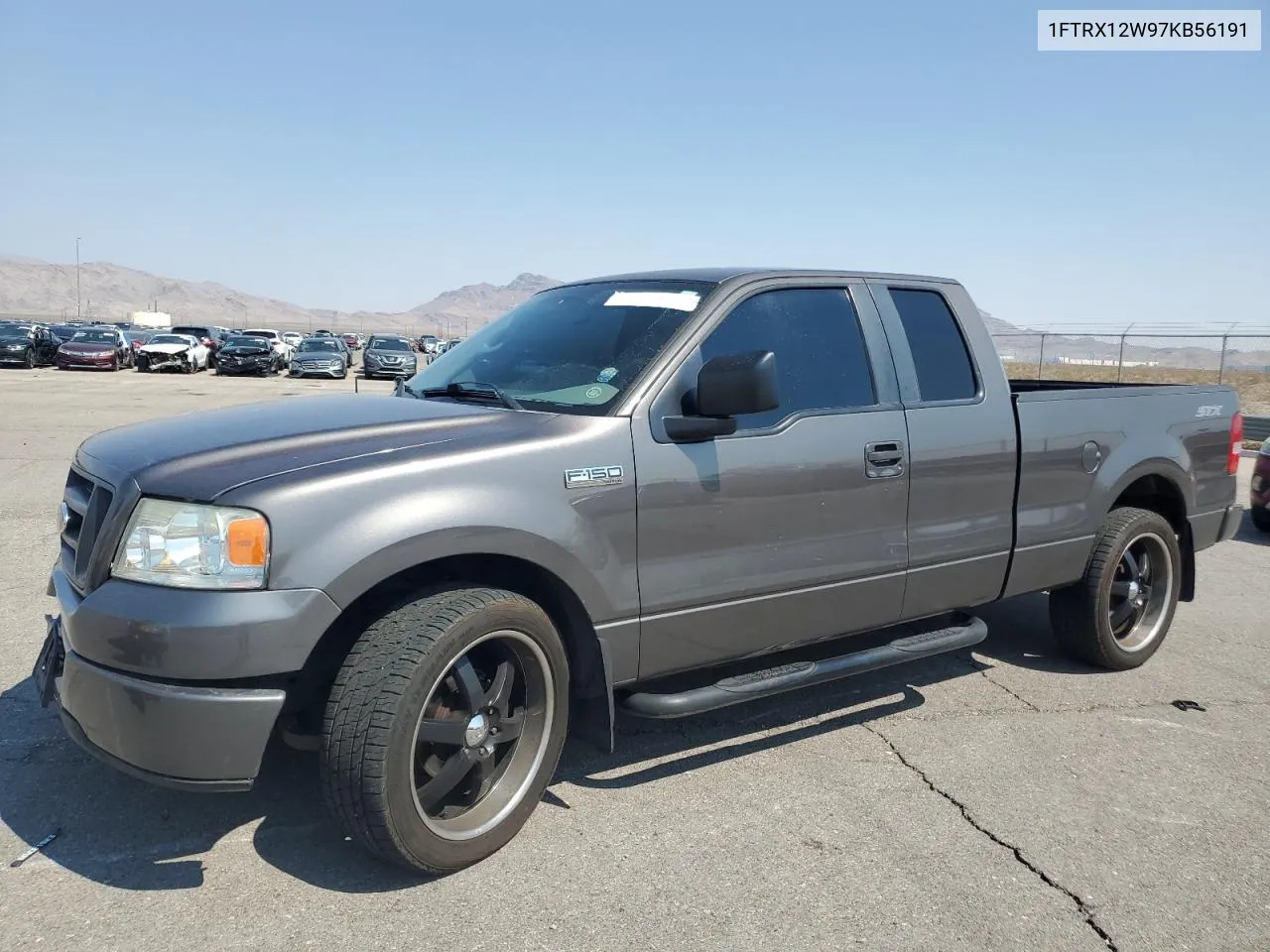 2007 Ford F150 VIN: 1FTRX12W97KB56191 Lot: 70661584