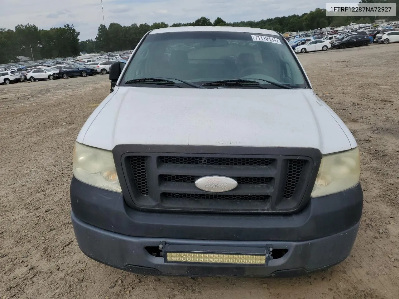 2007 Ford F150 VIN: 1FTRF12287NA72927 Lot: 71110434