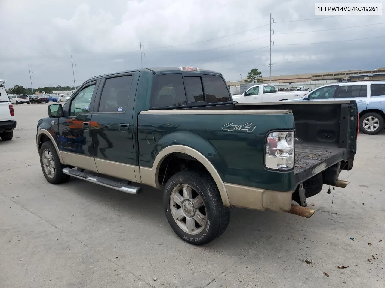 2007 Ford F150 Supercrew VIN: 1FTPW14V07KC49261 Lot: 71296854