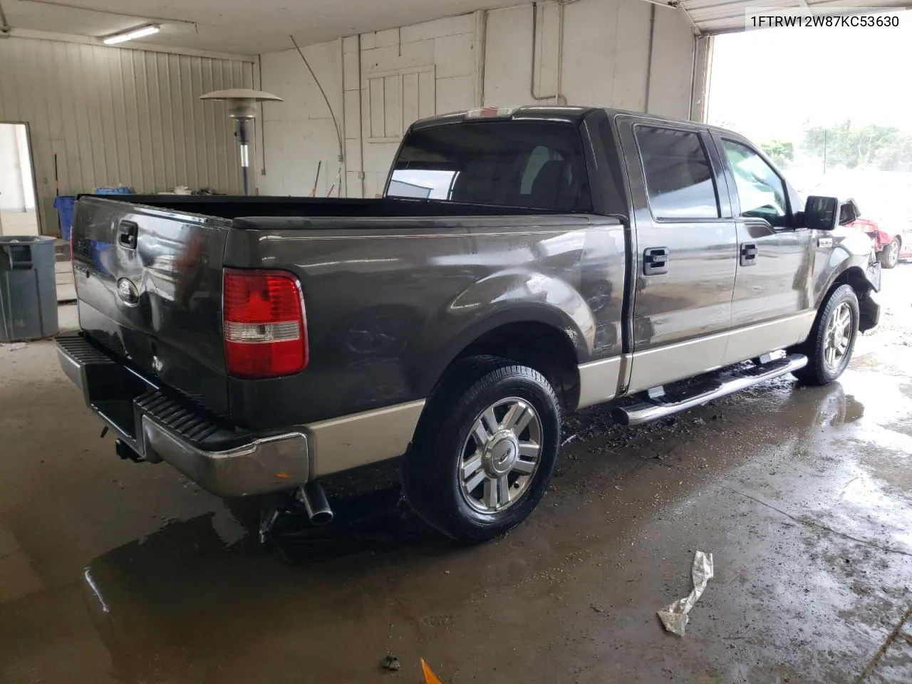 2007 Ford F150 Supercrew VIN: 1FTRW12W87KC53630 Lot: 72037674