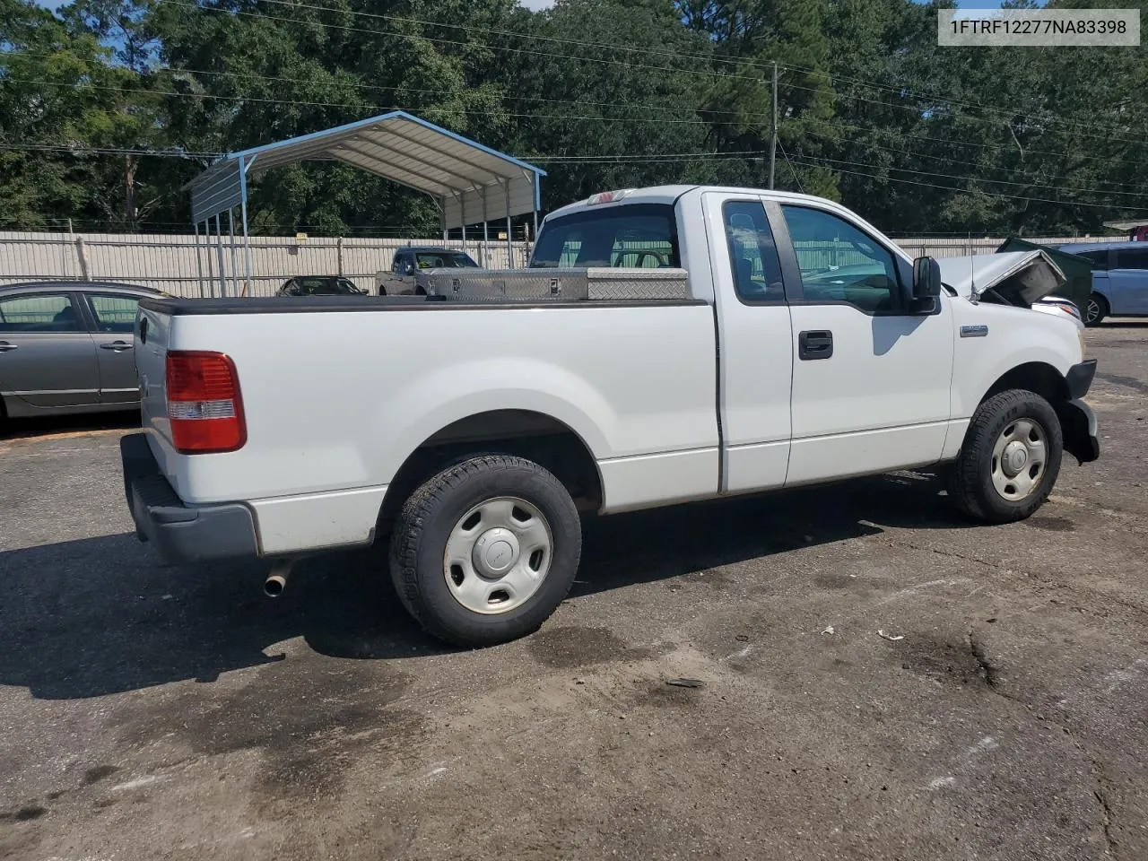 2007 Ford F150 VIN: 1FTRF12277NA83398 Lot: 72161514