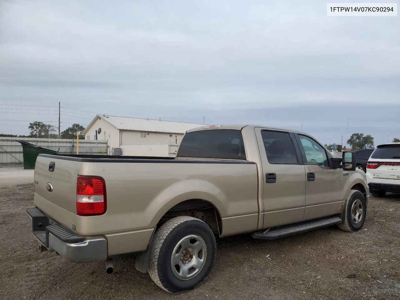 2007 Ford F150 Supercrew VIN: 1FTPW14V07KC90294 Lot: 72265284