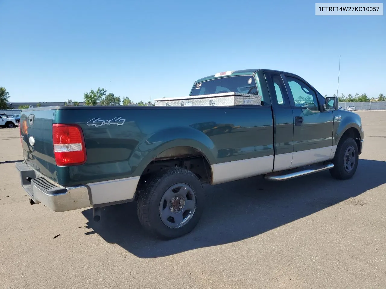 2007 Ford F150 VIN: 1FTRF14W27KC10057 Lot: 72533404