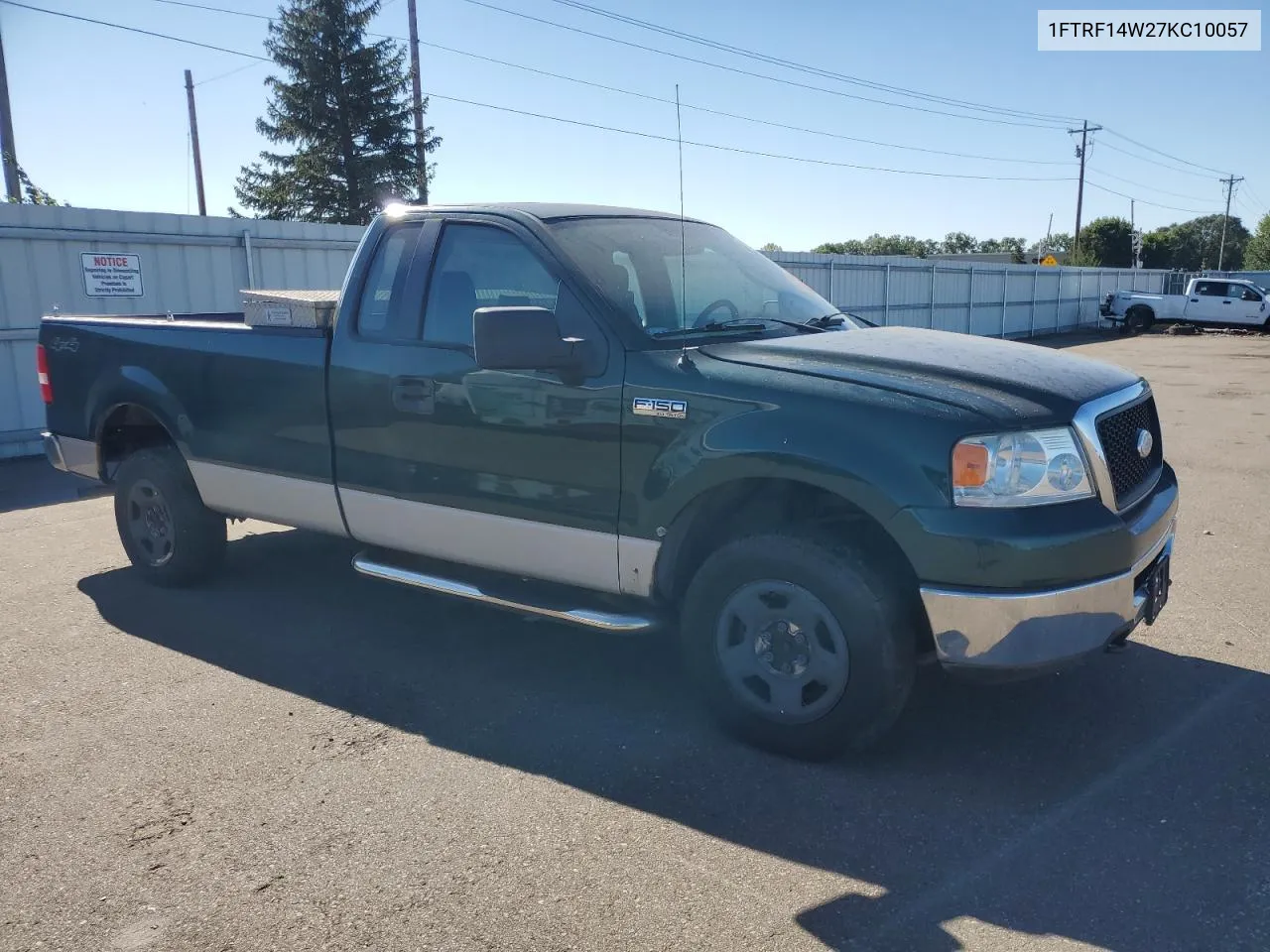 2007 Ford F150 VIN: 1FTRF14W27KC10057 Lot: 72533404