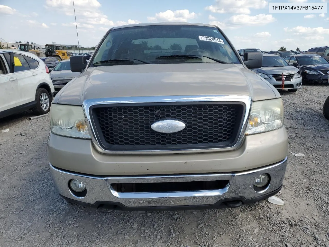 2007 Ford F150 VIN: 1FTPX14V37FB15477 Lot: 73020914