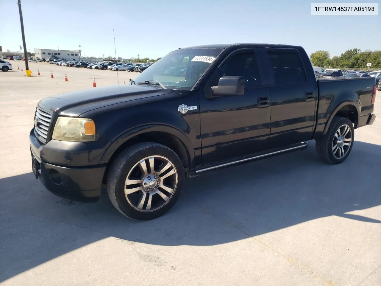 2007 Ford F150 Supercrew VIN: 1FTRW14537FA05198 Lot: 73044834