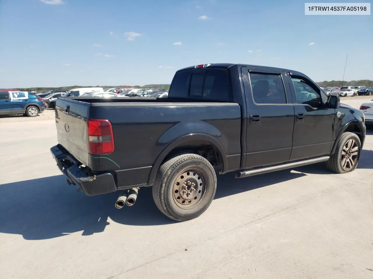 2007 Ford F150 Supercrew VIN: 1FTRW14537FA05198 Lot: 73044834