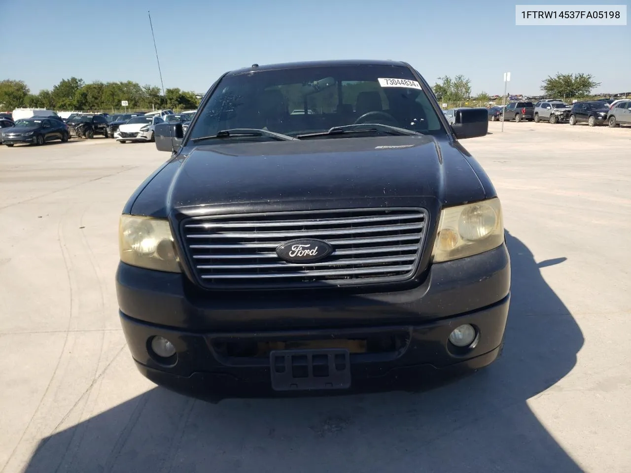 2007 Ford F150 Supercrew VIN: 1FTRW14537FA05198 Lot: 73044834