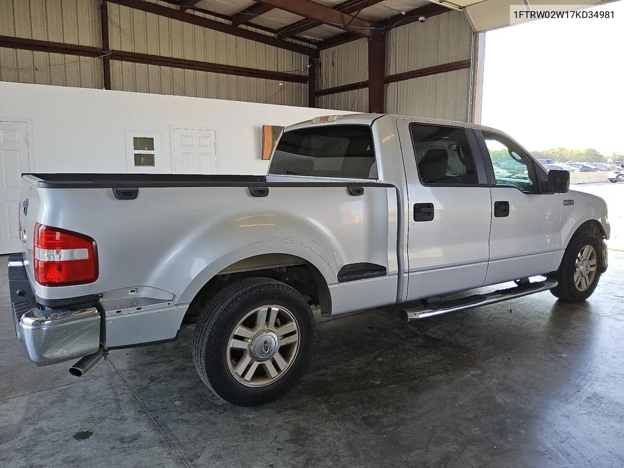 2007 Ford F150 Supercrew VIN: 1FTRW02W17KD34981 Lot: 74465794