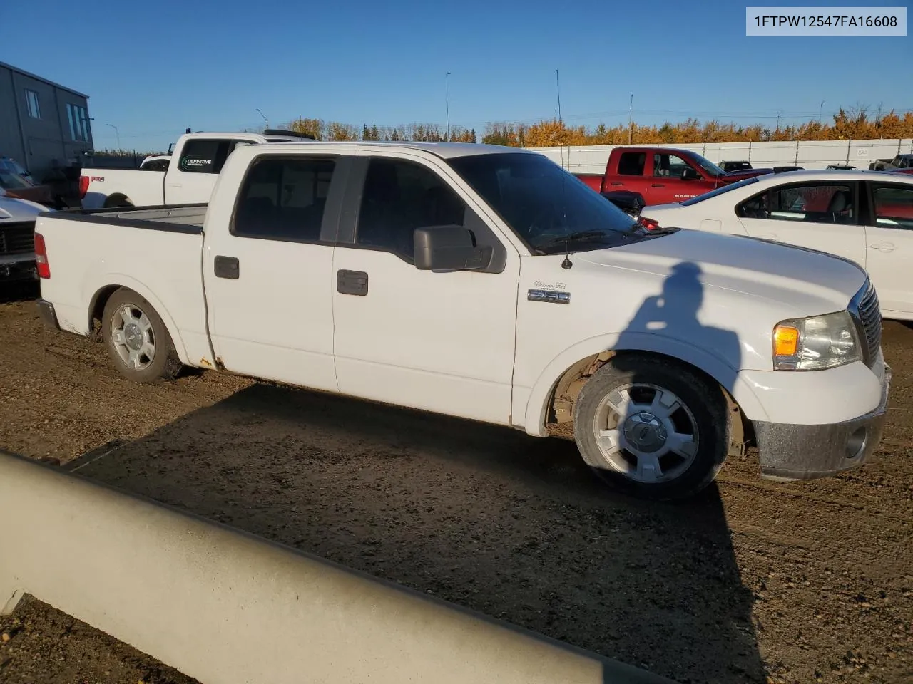 1FTPW12547FA16608 2007 Ford F150 Supercrew