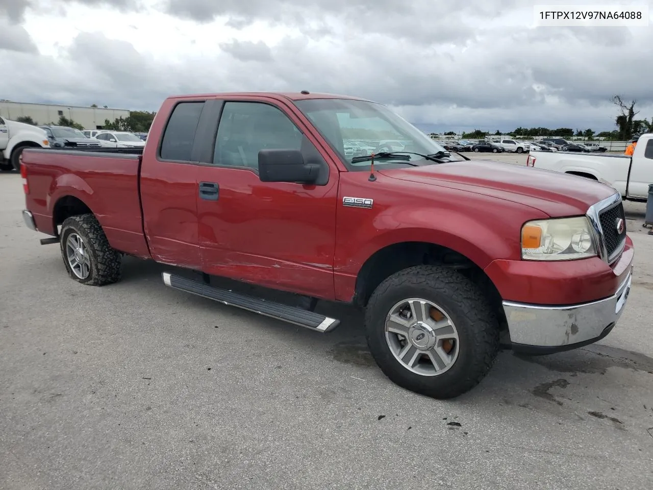 2007 Ford F150 VIN: 1FTPX12V97NA64088 Lot: 74991774