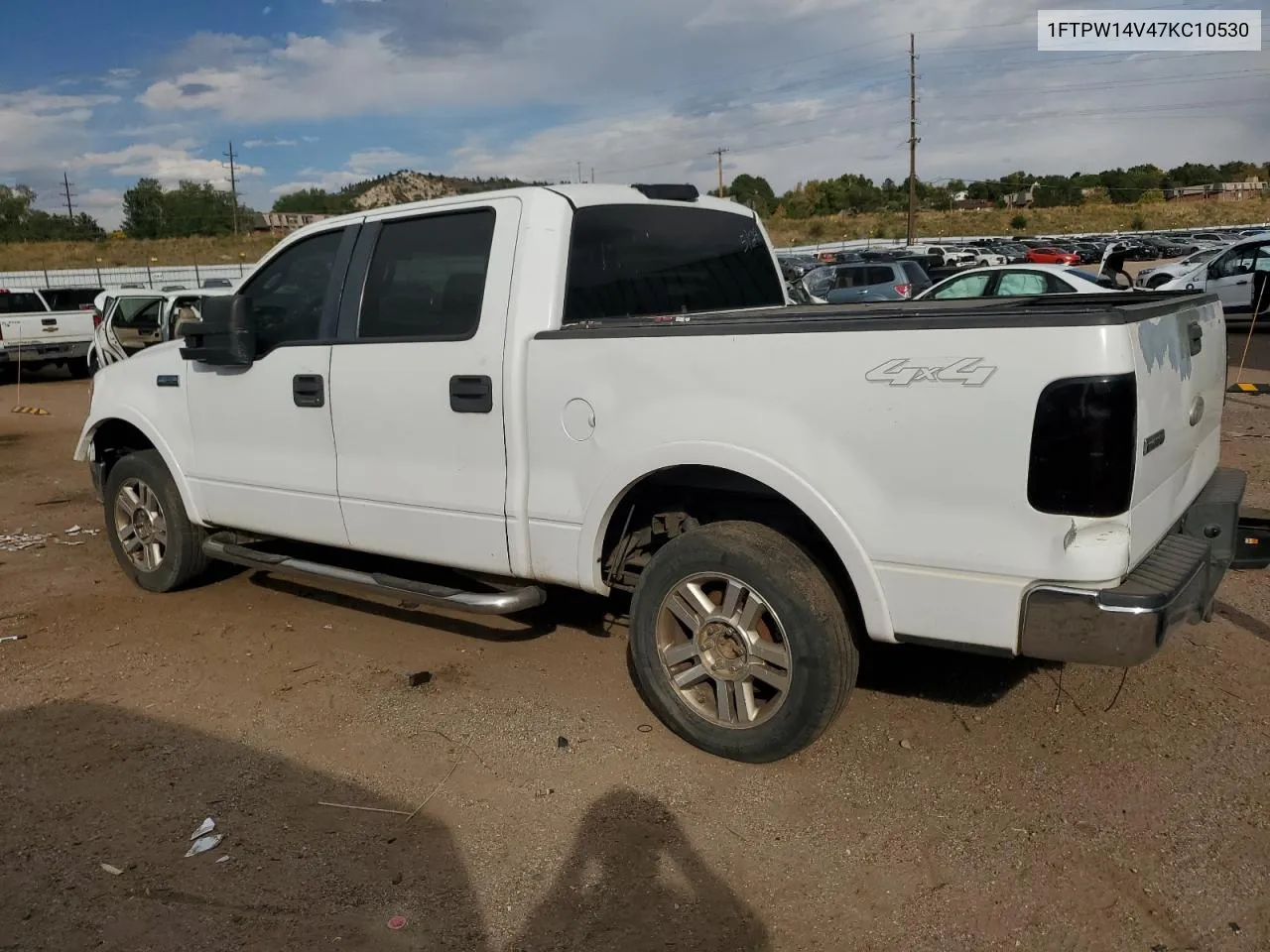 2007 Ford F150 Supercrew VIN: 1FTPW14V47KC10530 Lot: 75047004