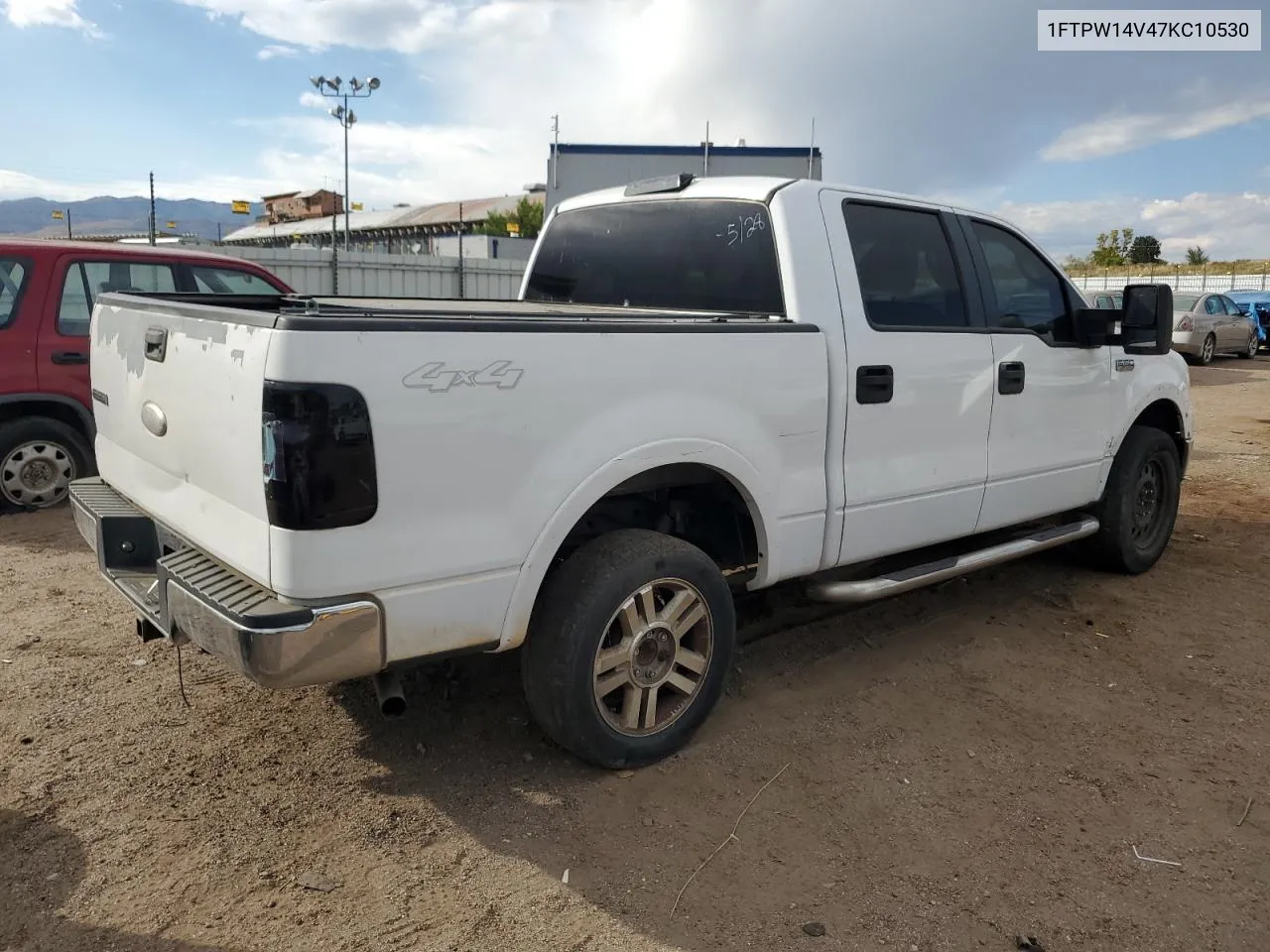 2007 Ford F150 Supercrew VIN: 1FTPW14V47KC10530 Lot: 75047004