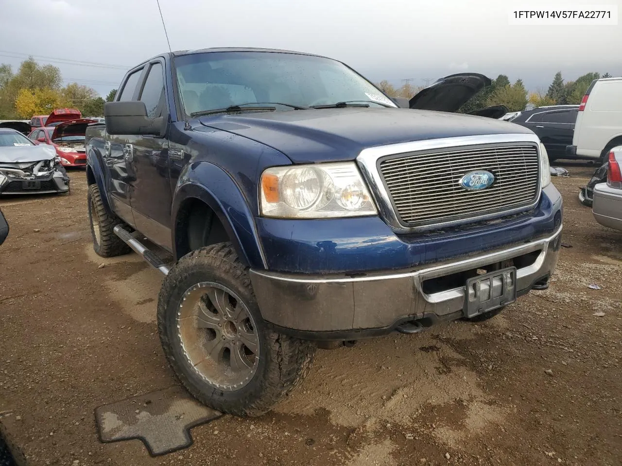 2007 Ford F150 Supercrew VIN: 1FTPW14V57FA22771 Lot: 75247804