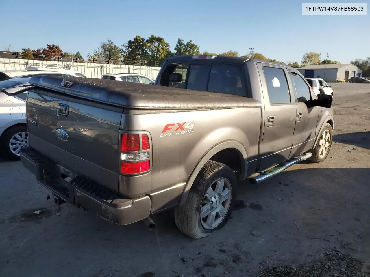 1FTPW14V87FB68503 2007 Ford F150 Supercrew