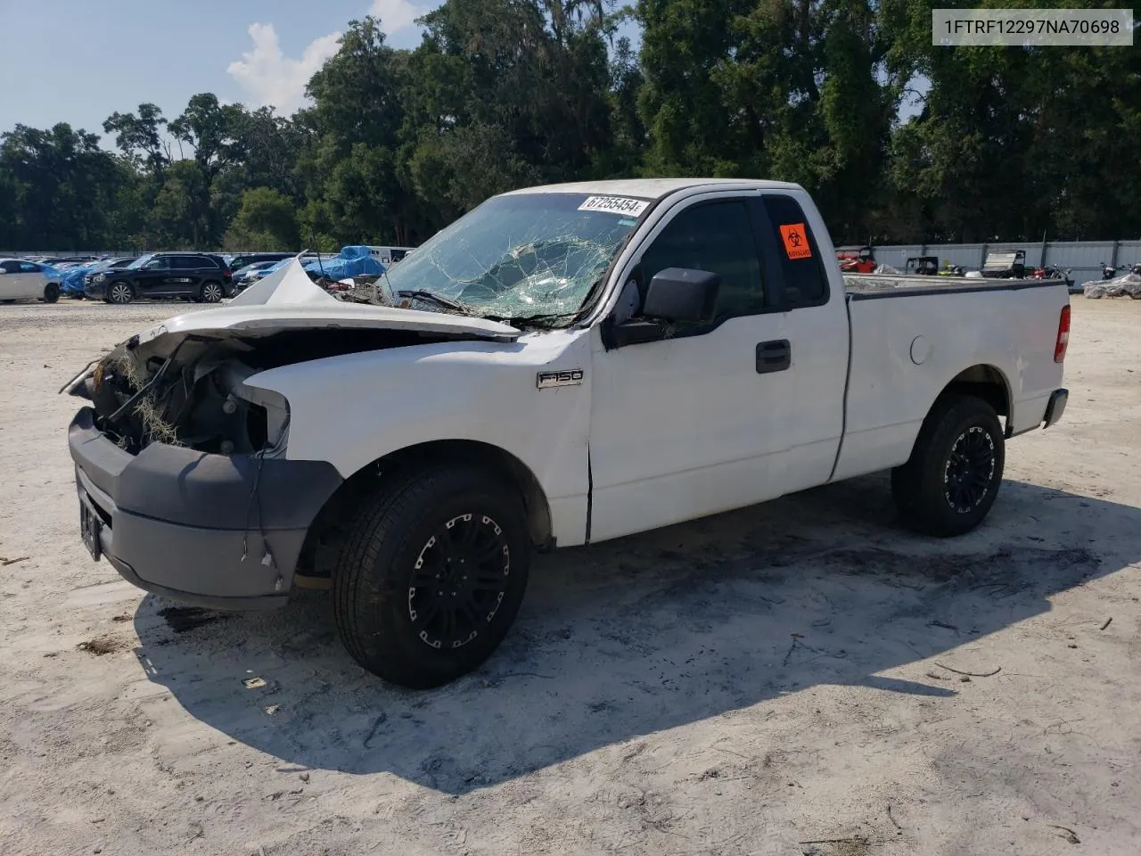 2007 Ford F150 VIN: 1FTRF12297NA70698 Lot: 75977764