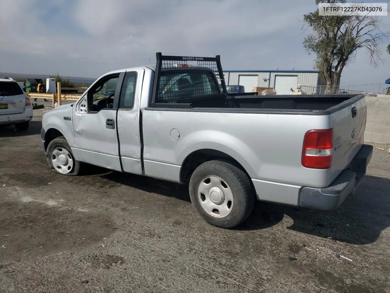 2007 Ford F150 VIN: 1FTRF12227KD43076 Lot: 76125294