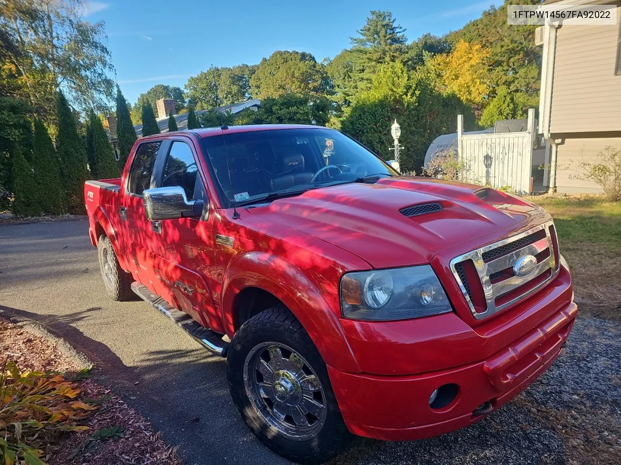 2007 Ford F150 Supercrew VIN: 1FTPW14567FA92022 Lot: 76174394