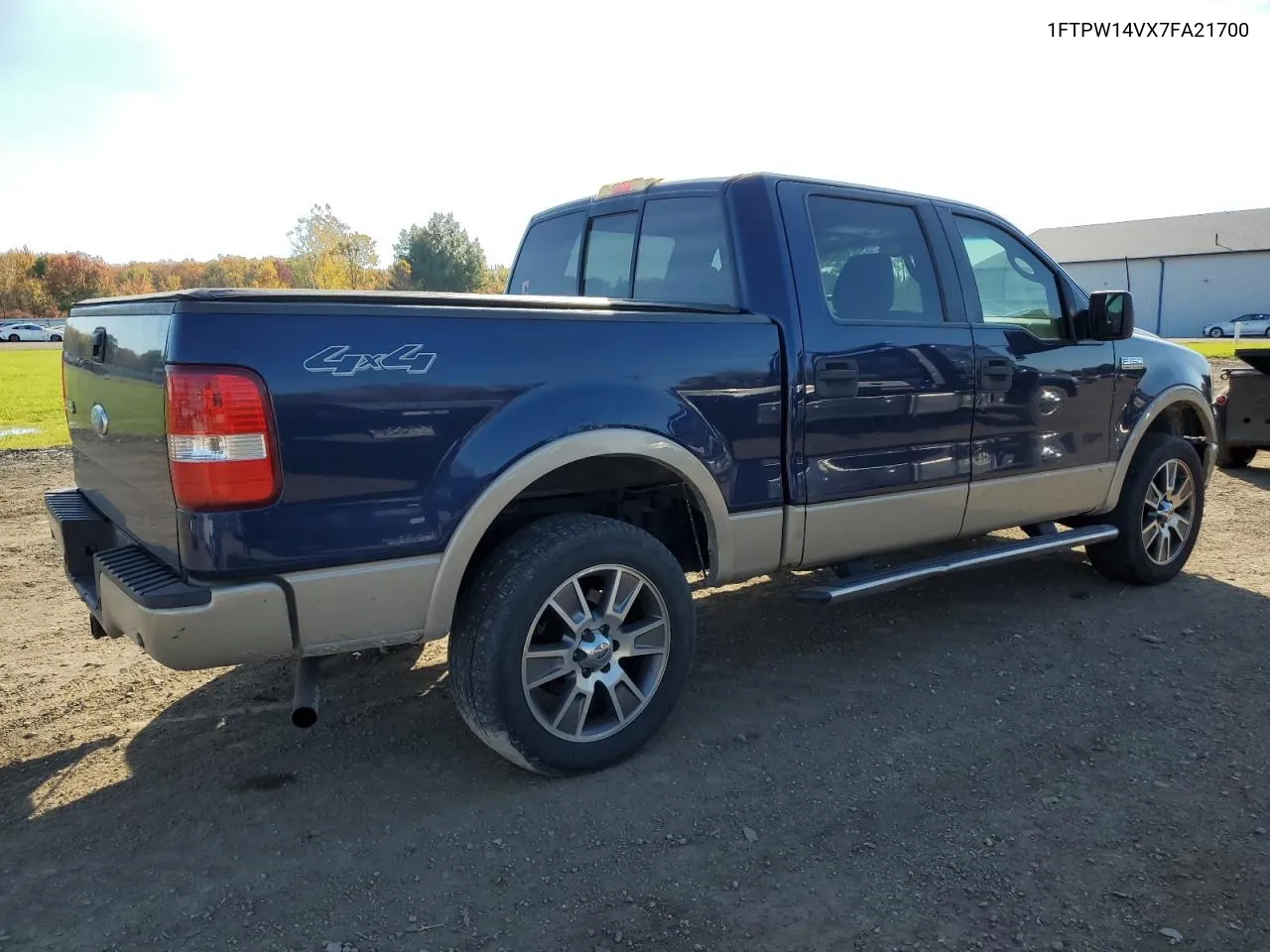 2007 Ford F150 Supercrew VIN: 1FTPW14VX7FA21700 Lot: 76235154