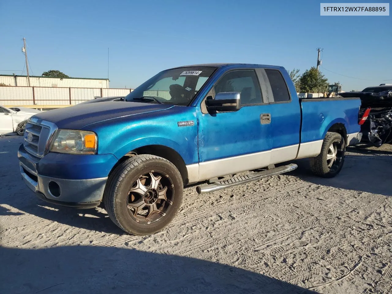 2007 Ford F150 VIN: 1FTRX12WX7FA88895 Lot: 76399614