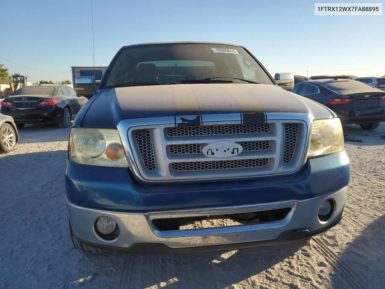 2007 Ford F150 VIN: 1FTRX12WX7FA88895 Lot: 76399614