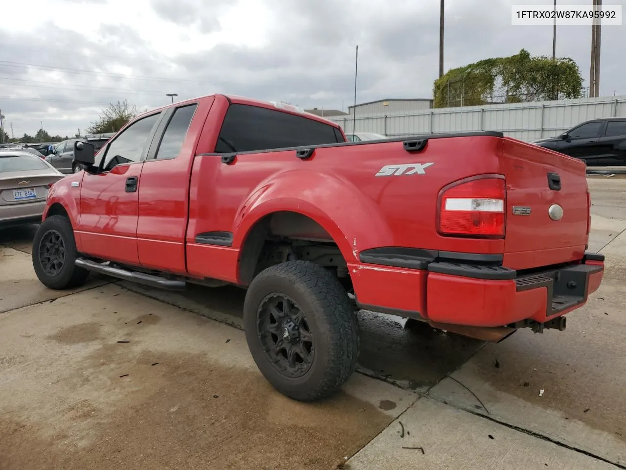 2007 Ford F150 VIN: 1FTRX02W87KA95992 Lot: 78600274