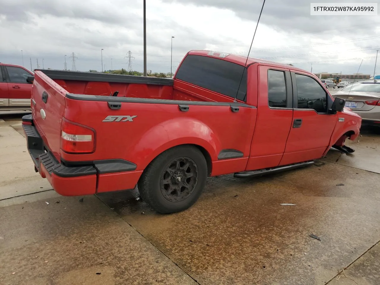 2007 Ford F150 VIN: 1FTRX02W87KA95992 Lot: 78600274