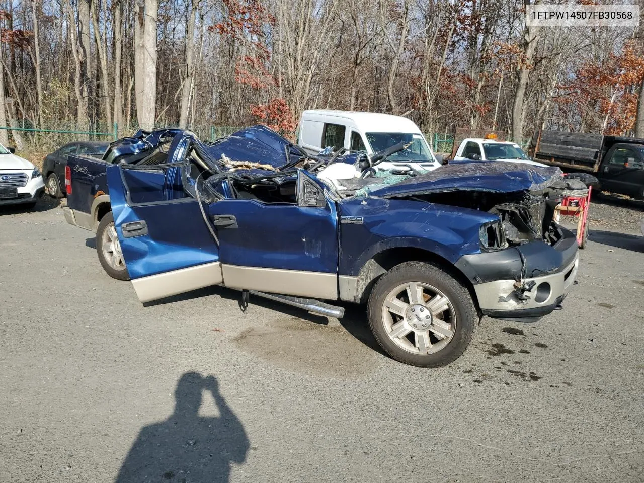 2007 Ford F150 Supercrew VIN: 1FTPW14507FB30568 Lot: 78810694