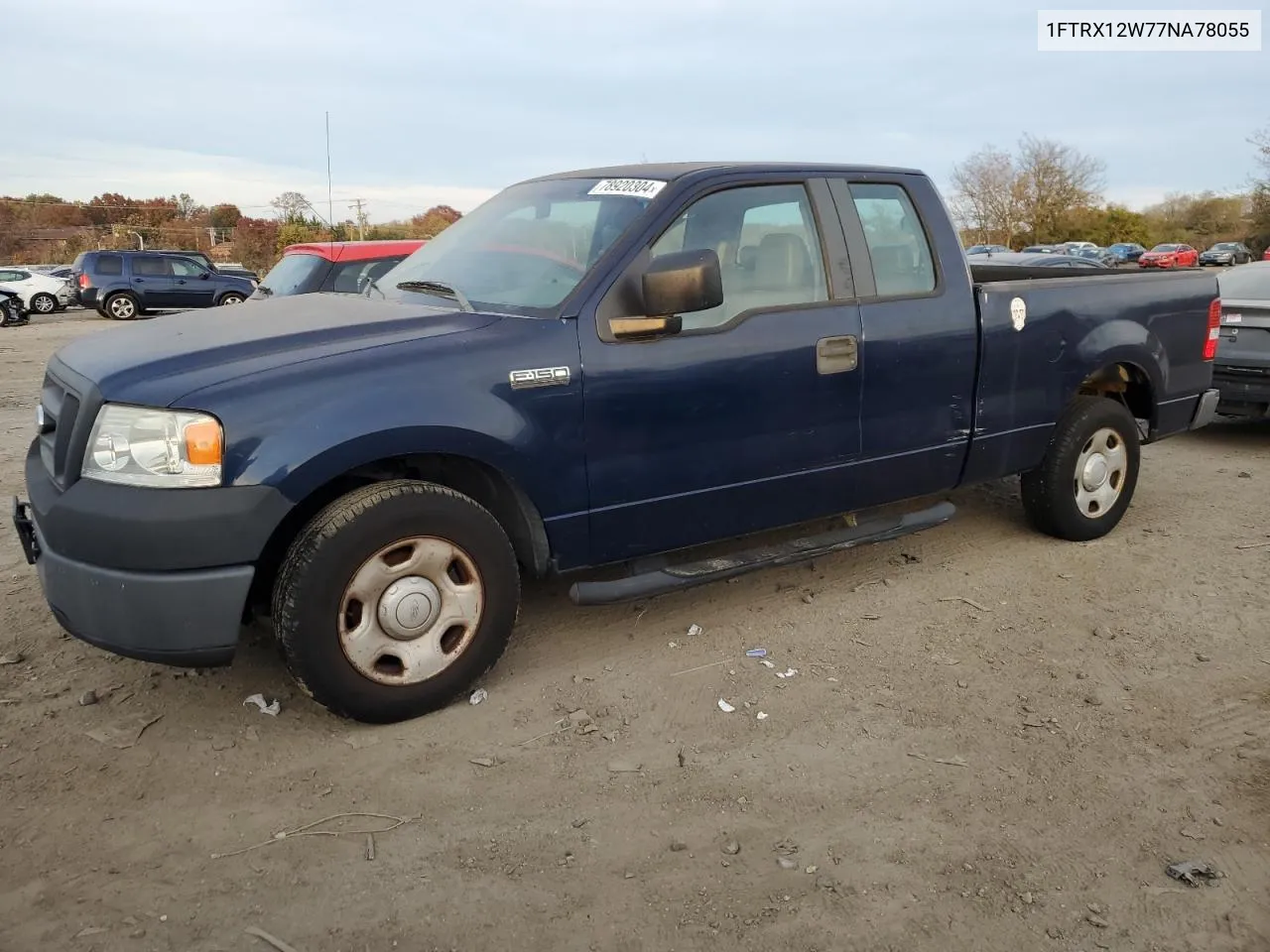 2007 Ford F150 VIN: 1FTRX12W77NA78055 Lot: 78920304