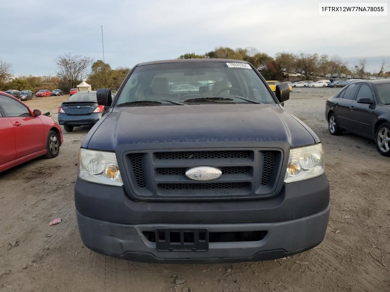 2007 Ford F150 VIN: 1FTRX12W77NA78055 Lot: 78920304