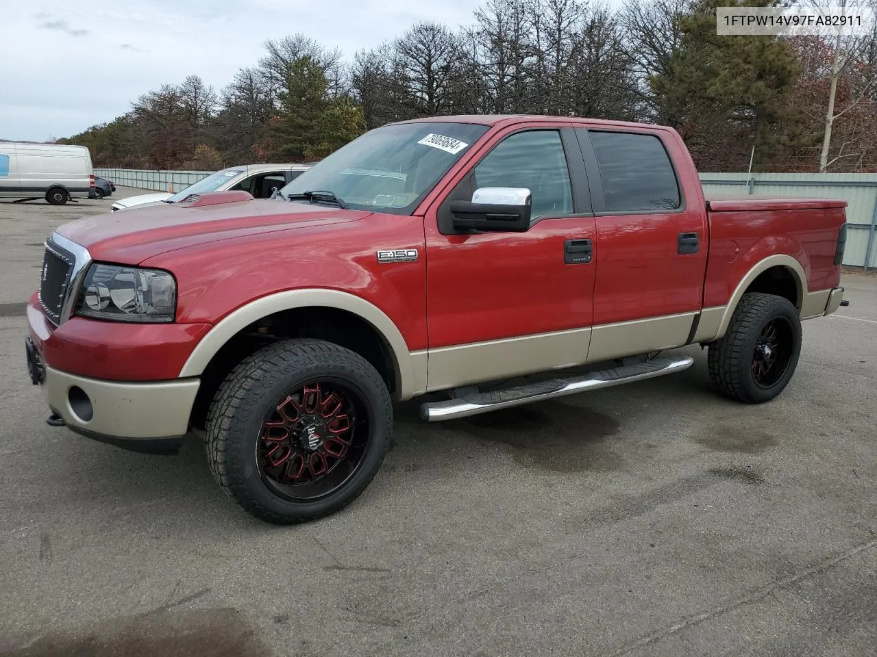 2007 Ford F150 Supercrew VIN: 1FTPW14V97FA82911 Lot: 79069684