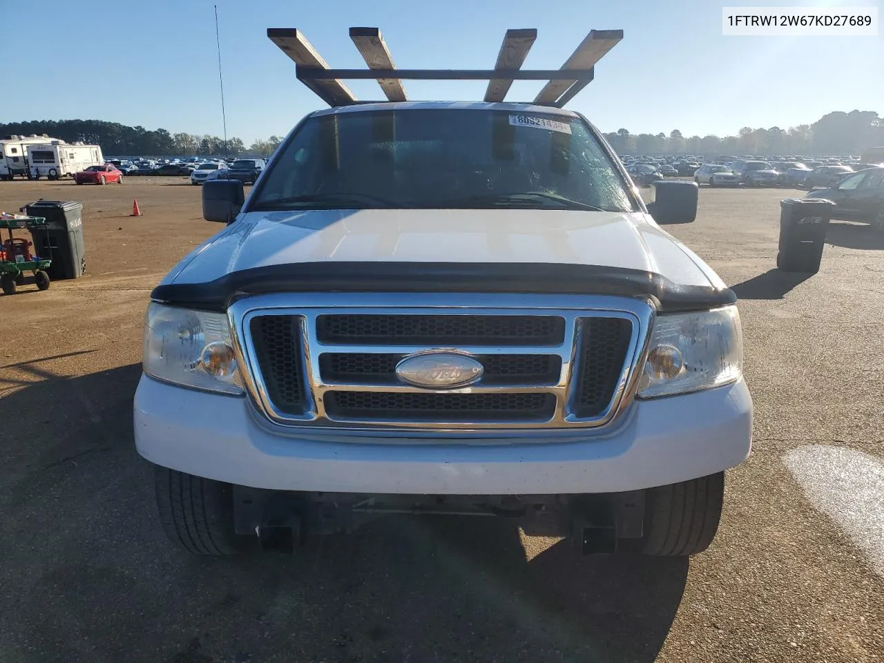 2007 Ford F150 Supercrew VIN: 1FTRW12W67KD27689 Lot: 80921434