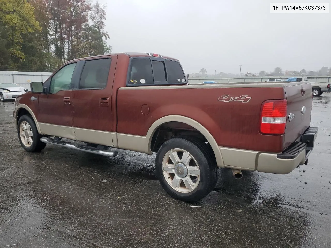 2007 Ford F150 Supercrew VIN: 1FTPW14V67KC37373 Lot: 81297694