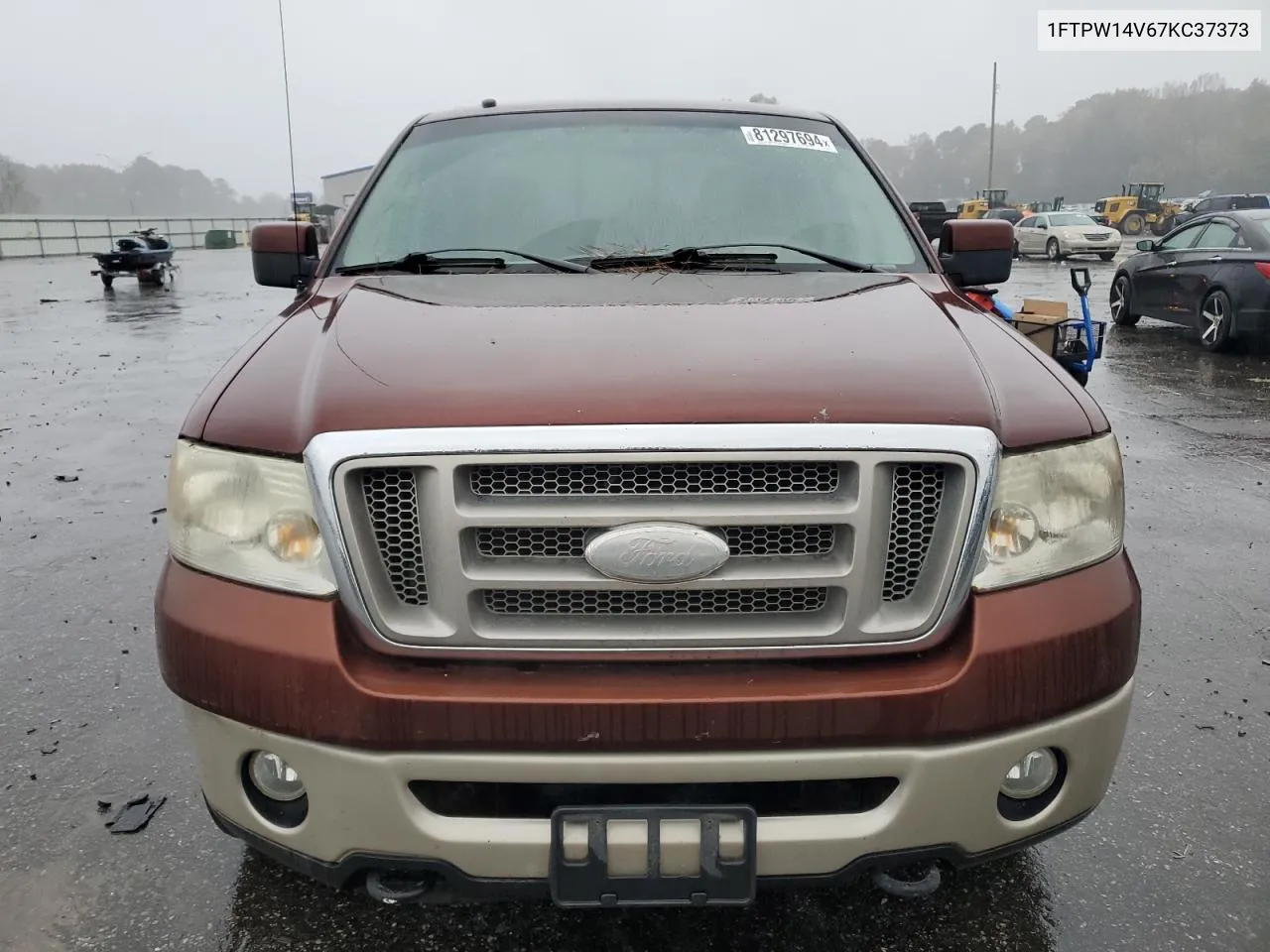 2007 Ford F150 Supercrew VIN: 1FTPW14V67KC37373 Lot: 81297694