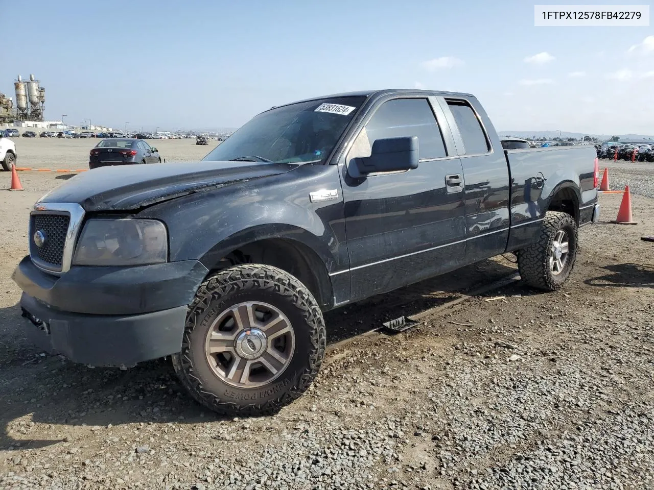 2008 Ford F150 VIN: 1FTPX12578FB42279 Lot: 53831624