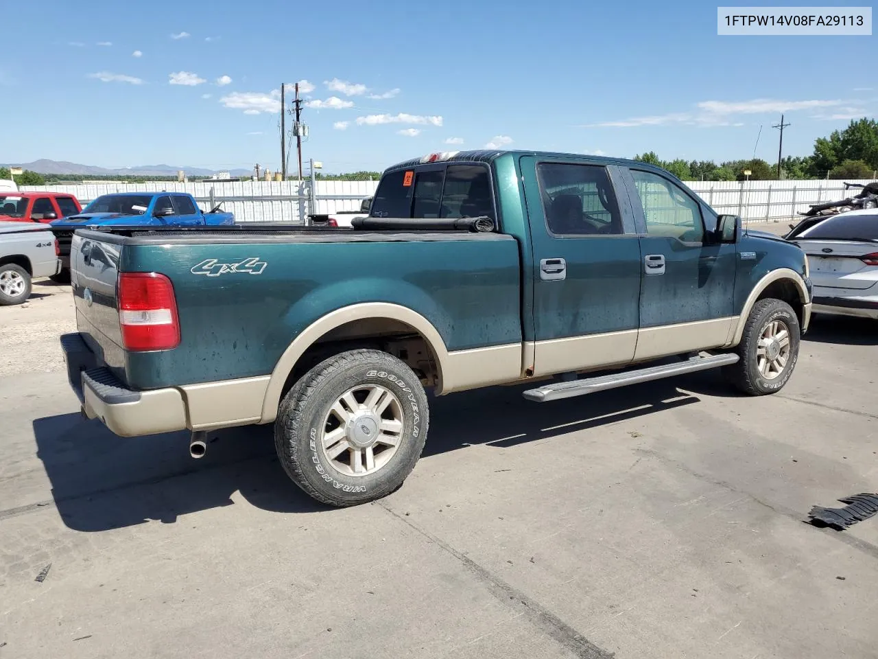 2008 Ford F150 Supercrew VIN: 1FTPW14V08FA29113 Lot: 56241994