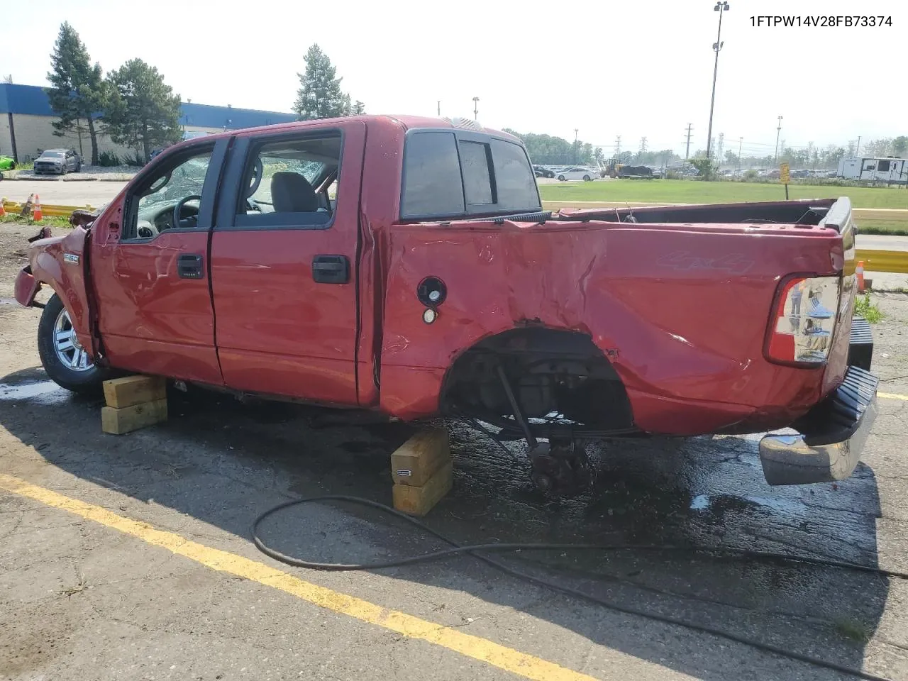 2008 Ford F150 Supercrew VIN: 1FTPW14V28FB73374 Lot: 65588424