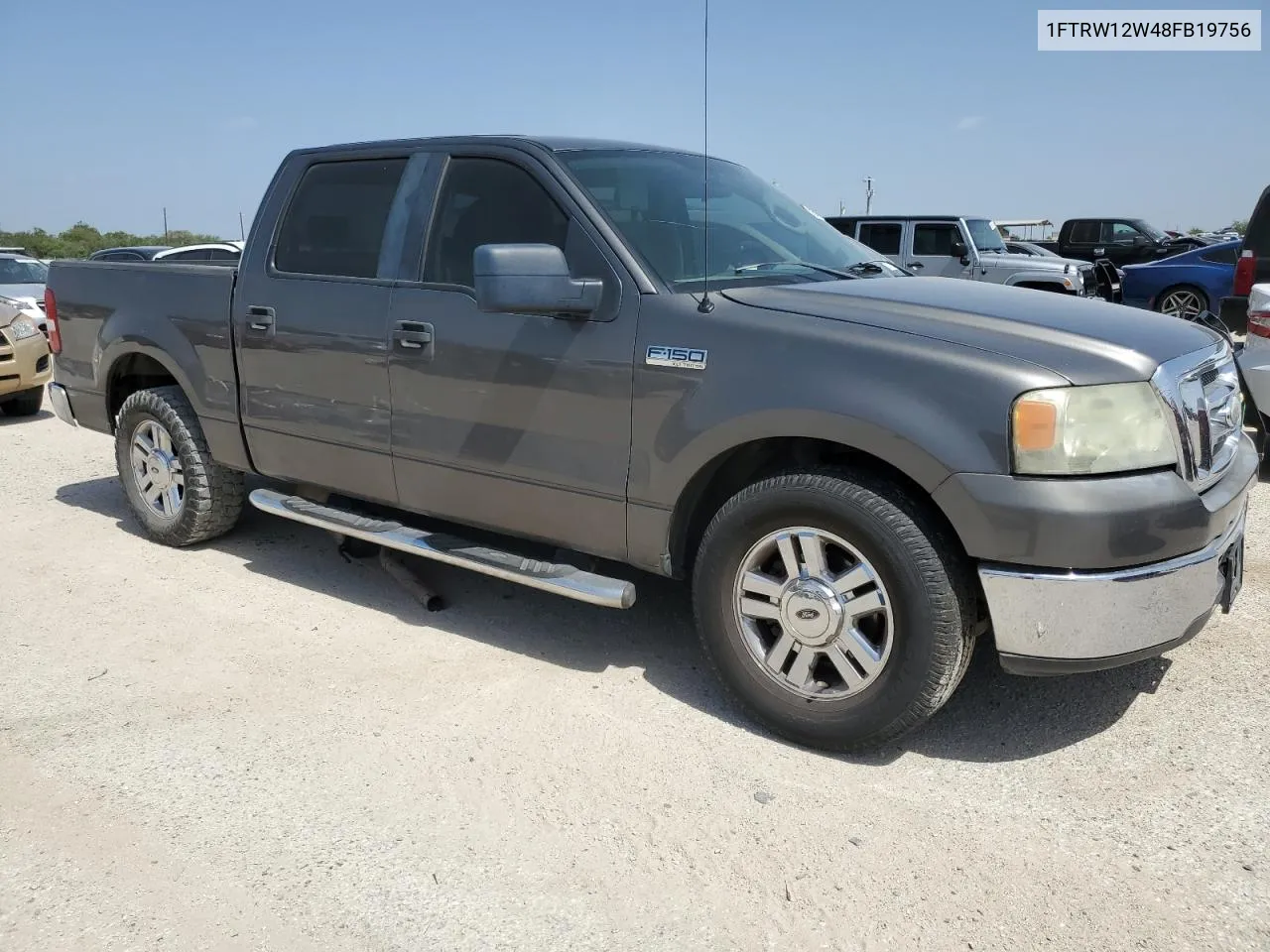 1FTRW12W48FB19756 2008 Ford F150 Supercrew