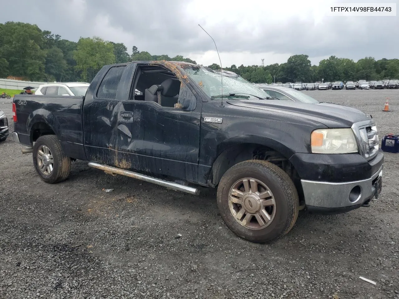 2008 Ford F150 VIN: 1FTPX14V98FB44743 Lot: 66274874