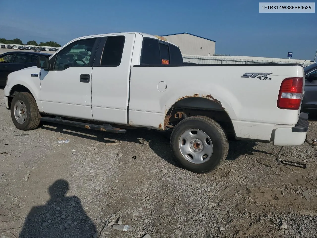 2008 Ford F150 VIN: 1FTRX14W38FB84639 Lot: 67153964